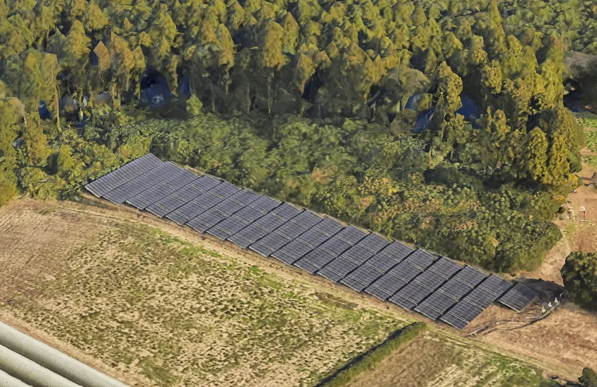 千葉県山武郡芝山町高田 発電所